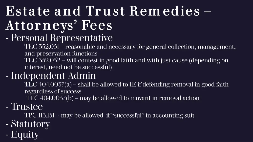 estate and trust rem edies estate and trust