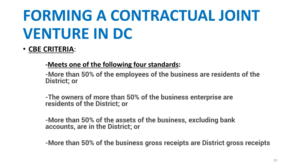 forming a contractual joint venture 2
