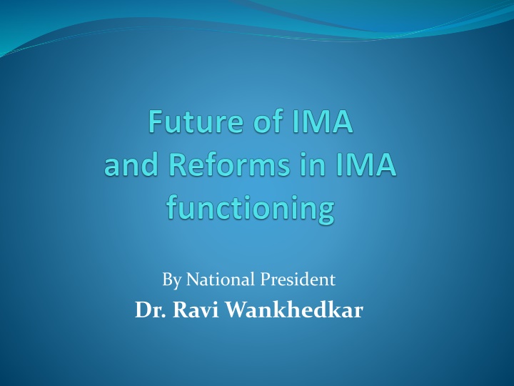 by national president dr ravi wankhedkar