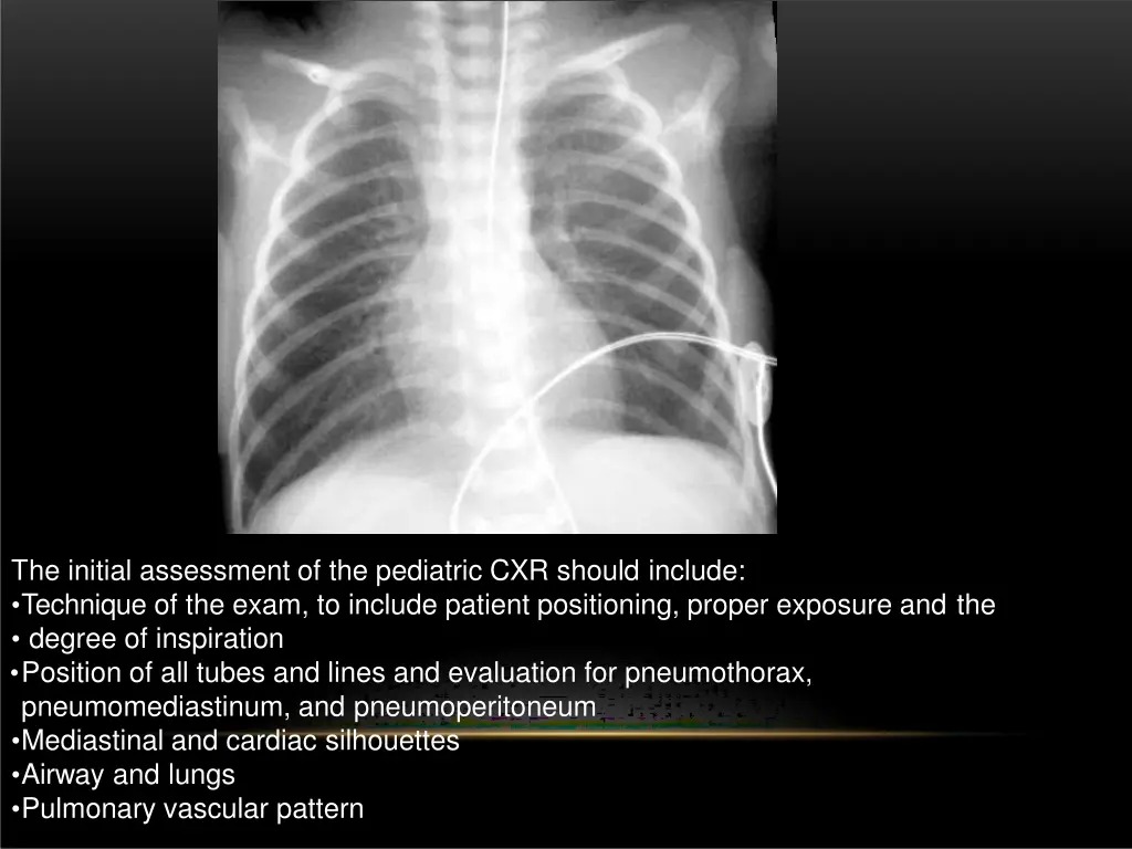 the initial assessment of the pediatric