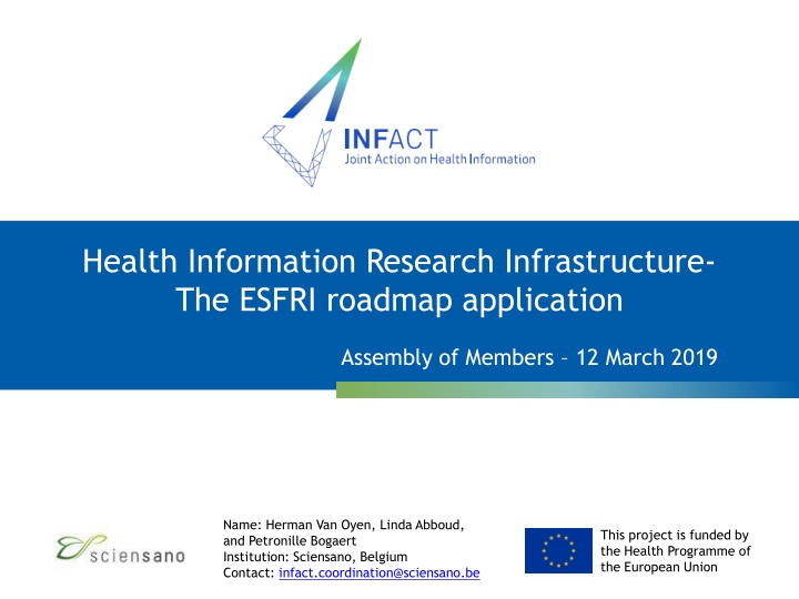 health information research infrastructure
