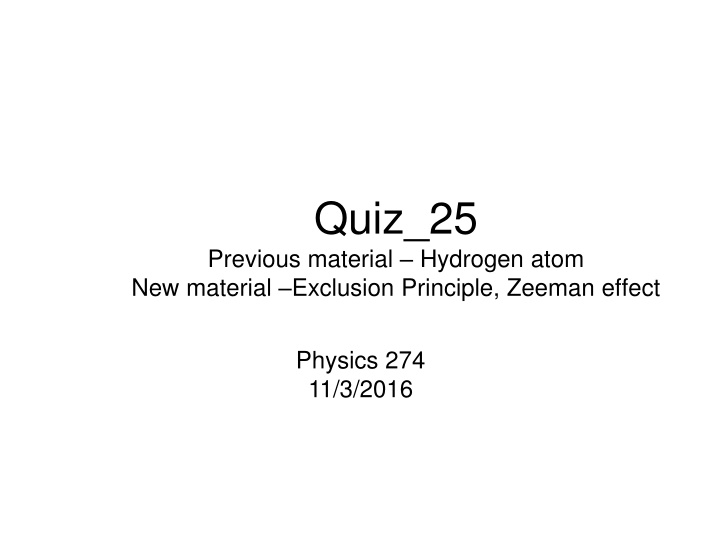 quiz 25