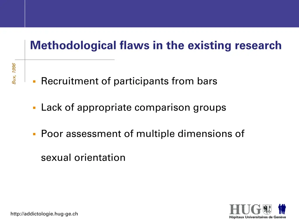 methodological flaws in the existing research