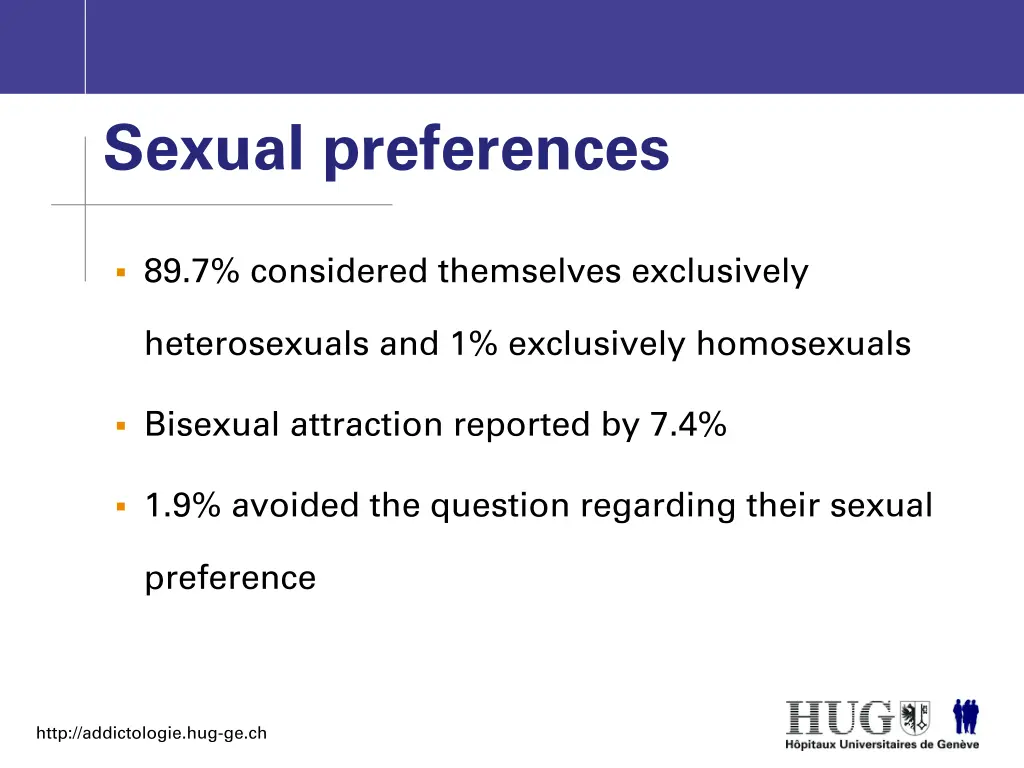 sexual preferences