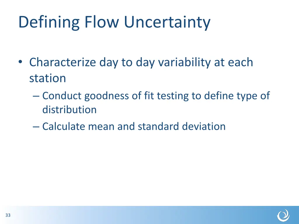 defining flow uncertainty