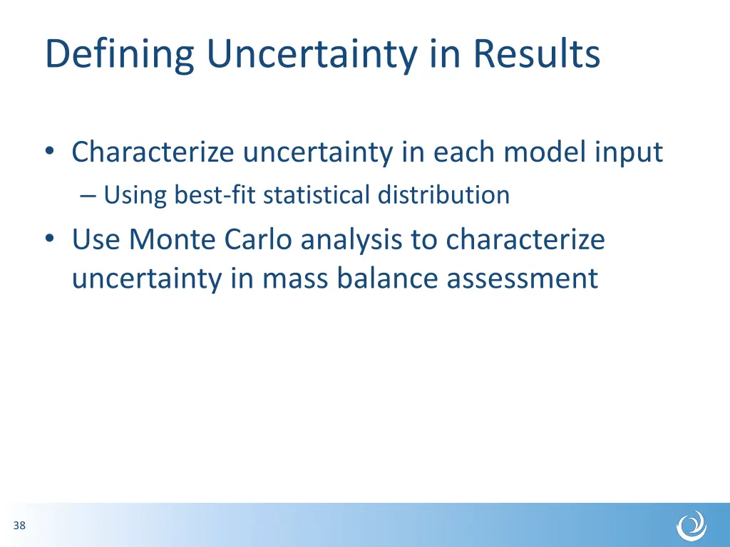 defining uncertainty in results