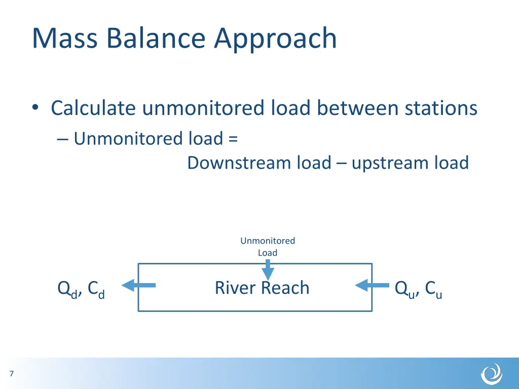 mass balance approach 1