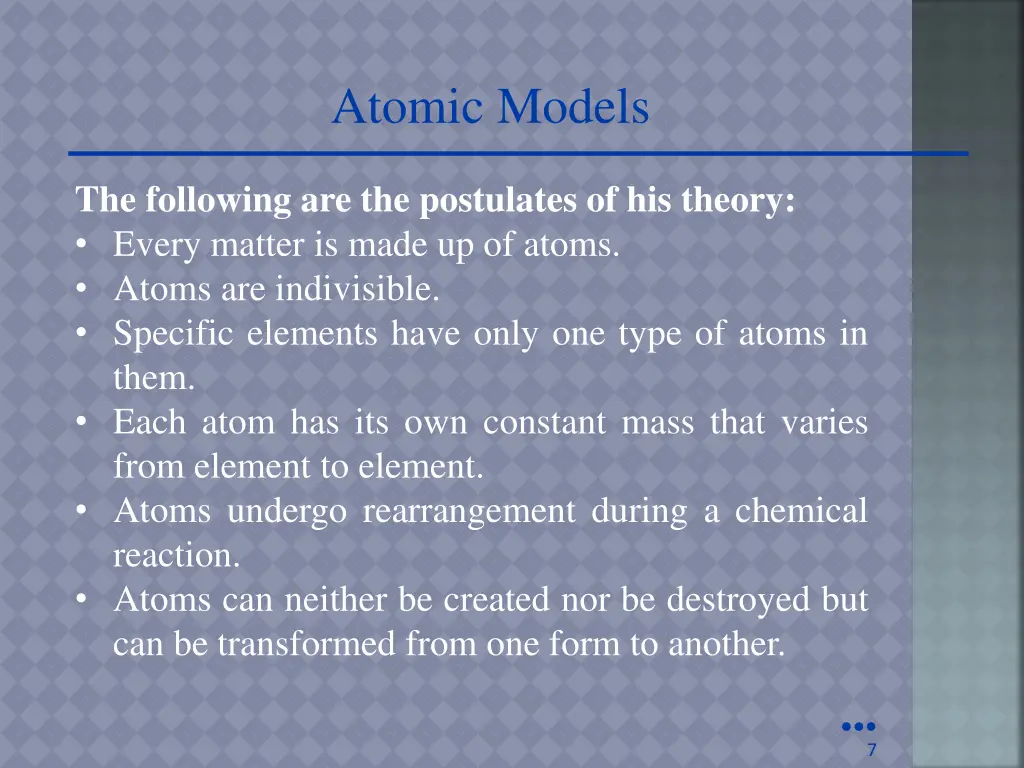 atomic models 1