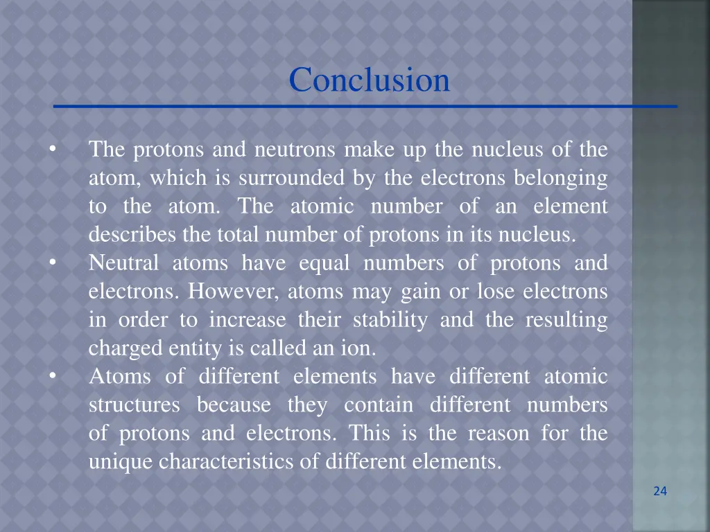 conclusion
