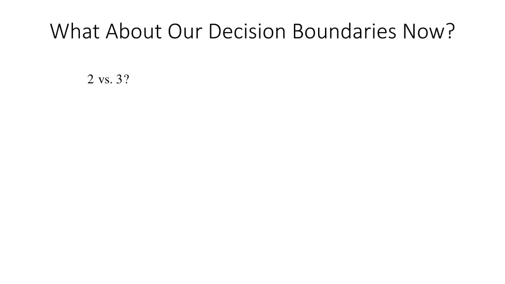 what about our decision boundaries now 2