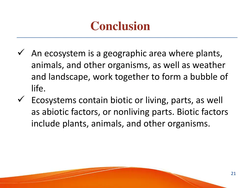 conclusion