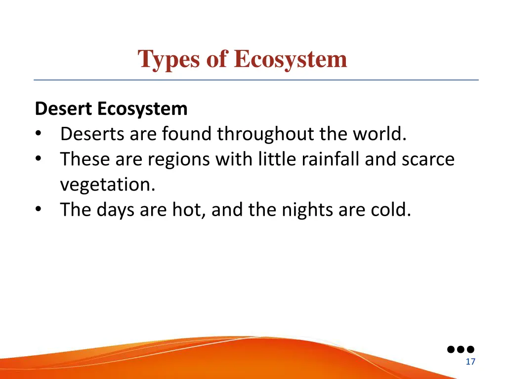 types of ecosystem 5