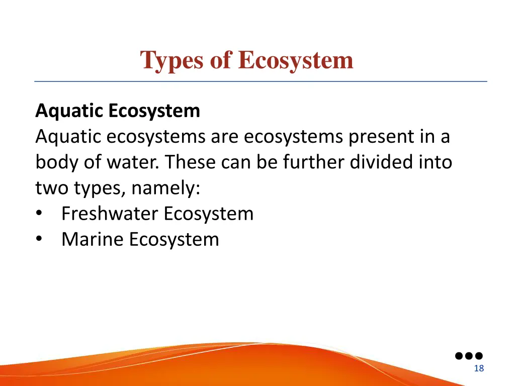 types of ecosystem 6
