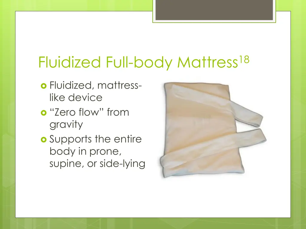 fluidized full body mattress 18