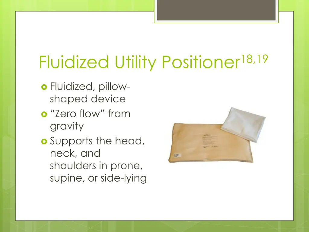 fluidized utility positioner 18 19