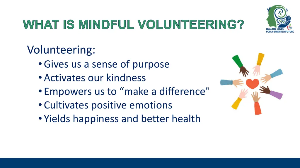 what is mindful volunteering