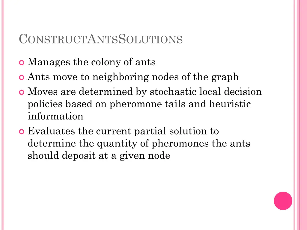 c onstruct a nts s olutions