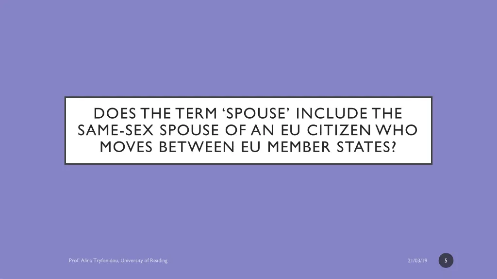 does the term spouse include the same sex spouse