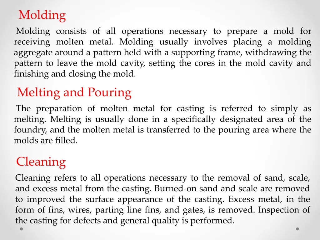 molding