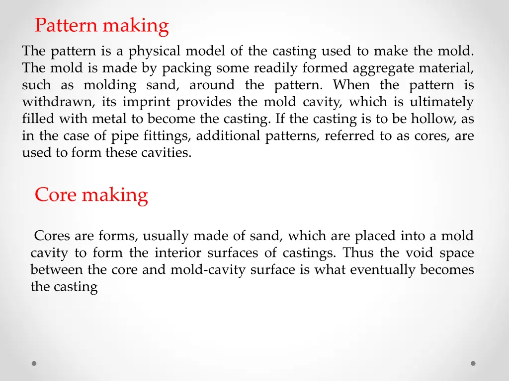 pattern making