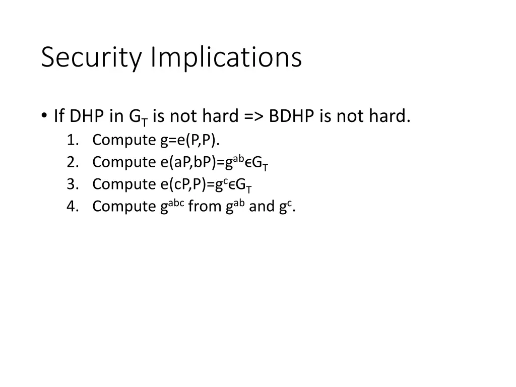 security implications