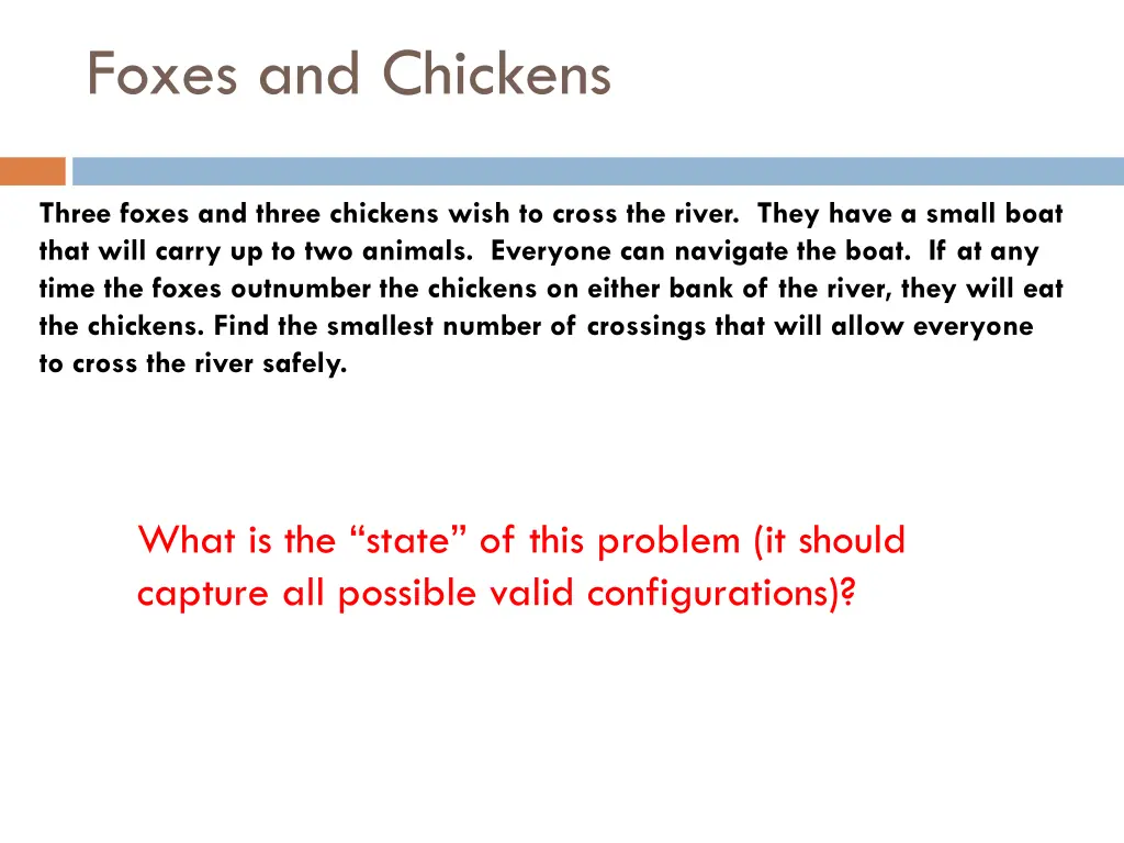 foxes and chickens