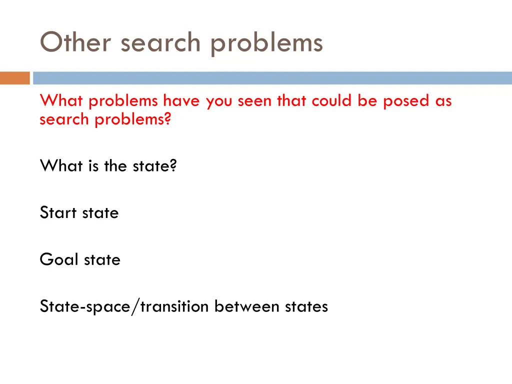other search problems