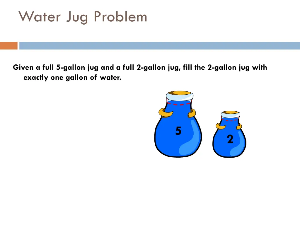 water jug problem