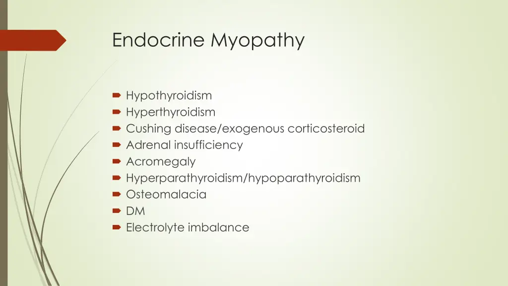 endocrine myopathy