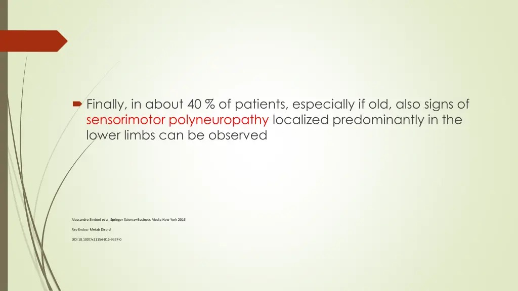 finally in about 40 of patients especially