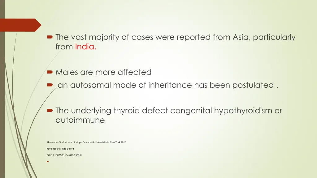 the vast majority of cases were reported from