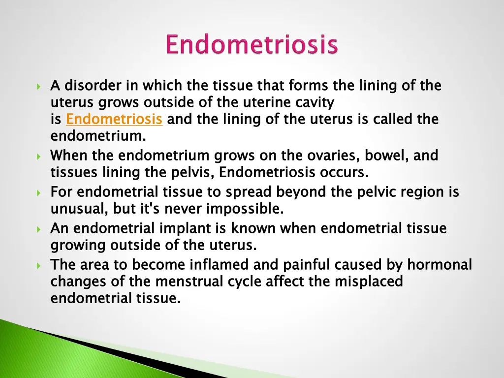 a disorder in which the tissue that forms