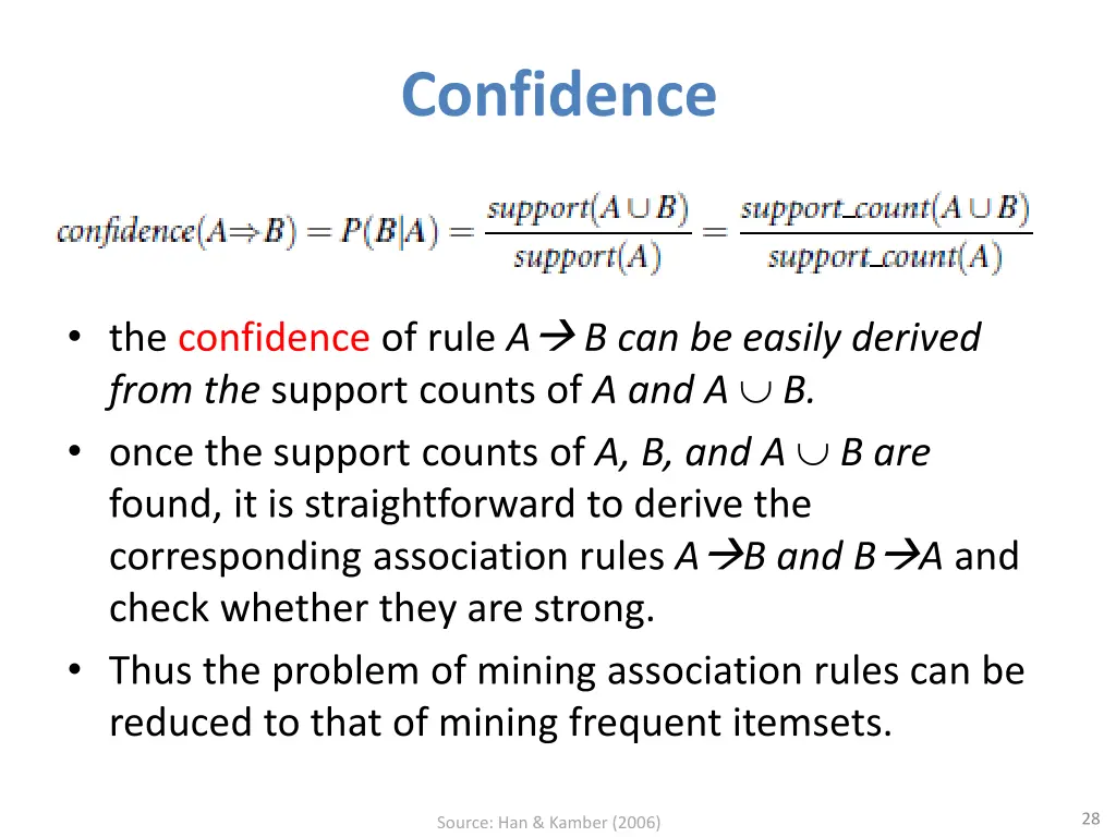 confidence