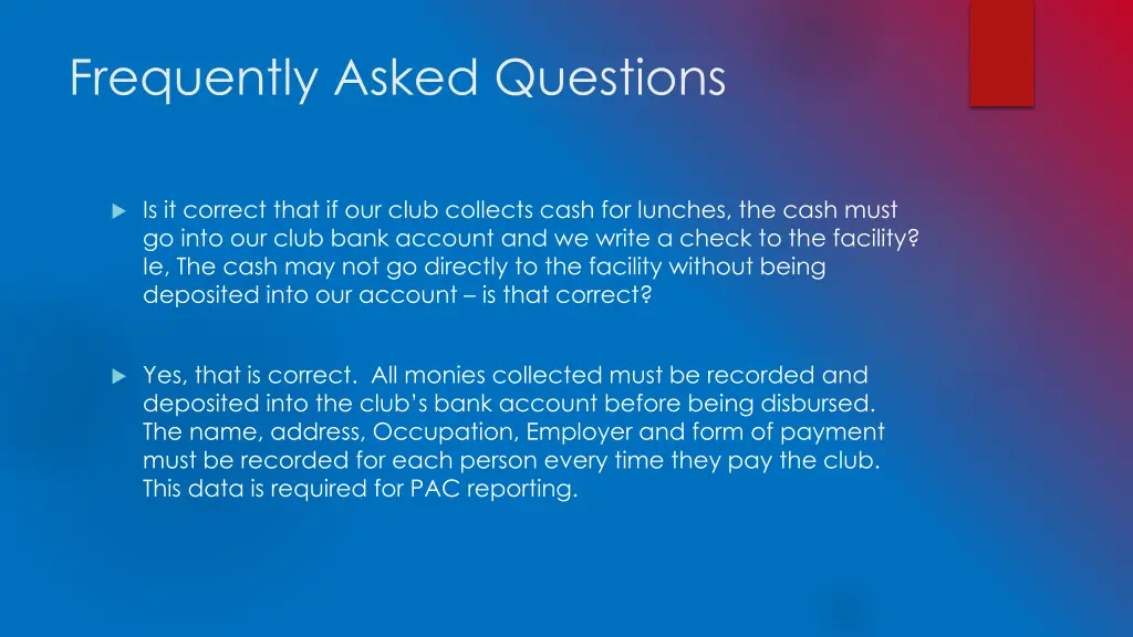 frequently asked questions