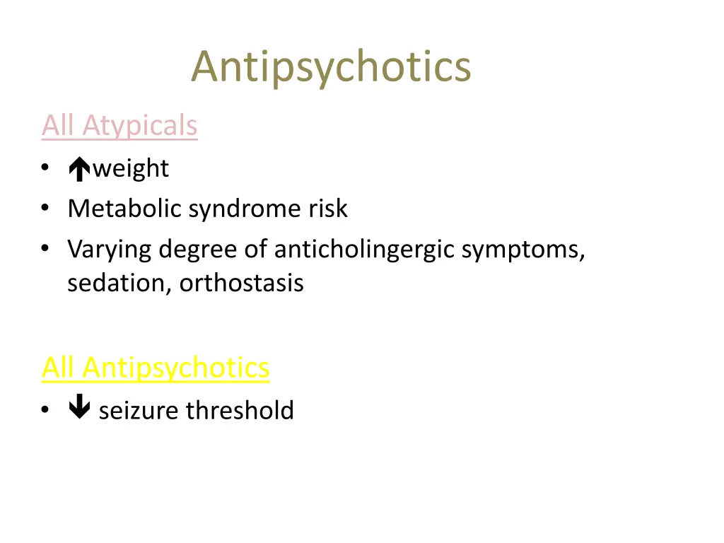 antipsychotics 2