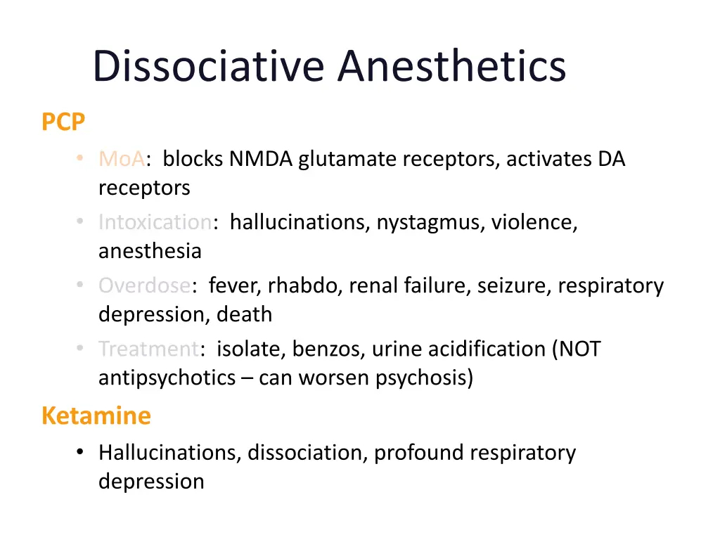 dissociative anesthetics