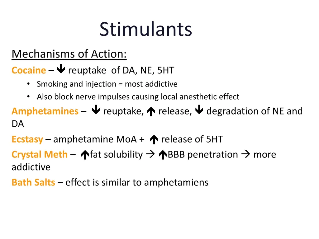 stimulants