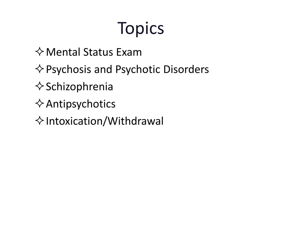 topics