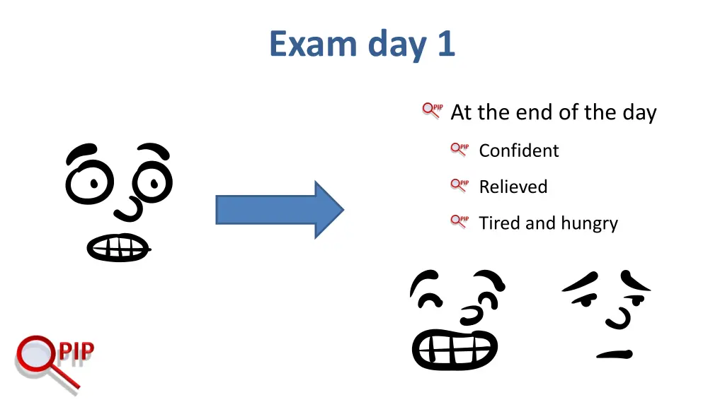 exam day 1