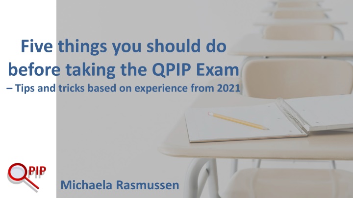 five things you should do before taking the qpip