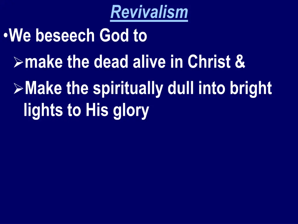 revivalism 1