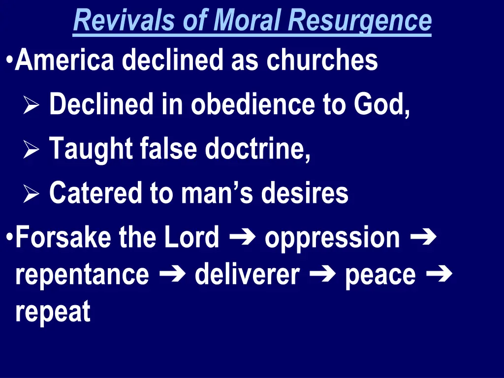 revivals of moral resurgence america declined