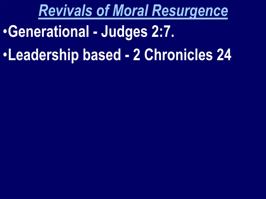 revivals of moral resurgence generational judges