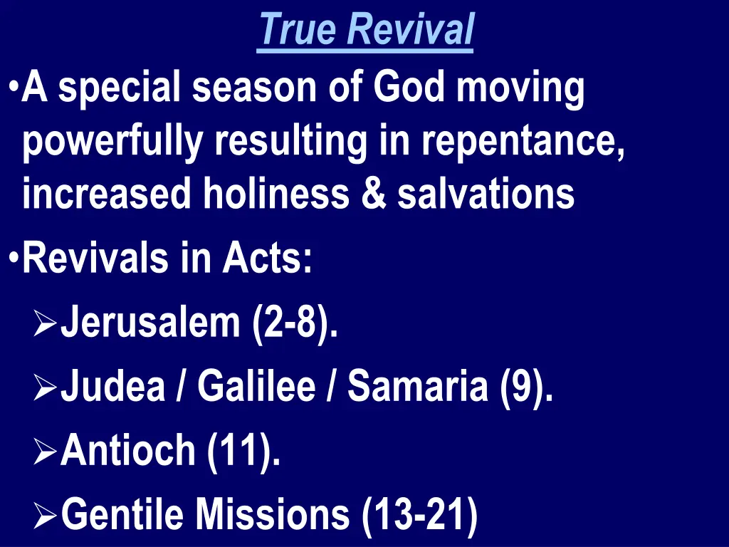 true revival