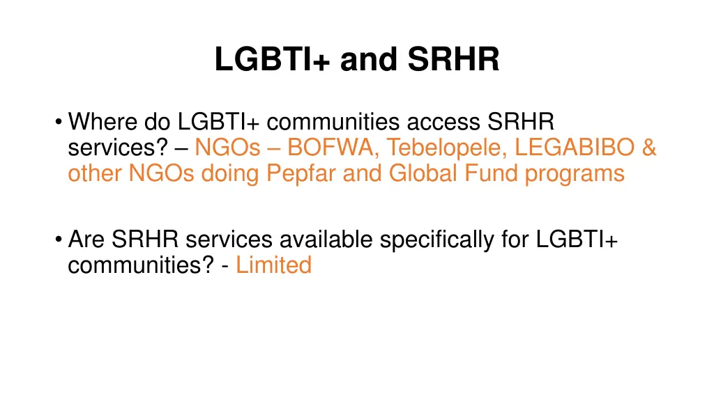 lgbti and srhr