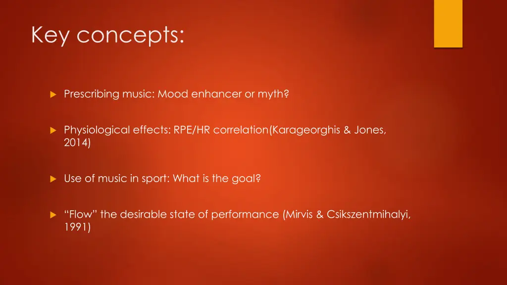 key concepts