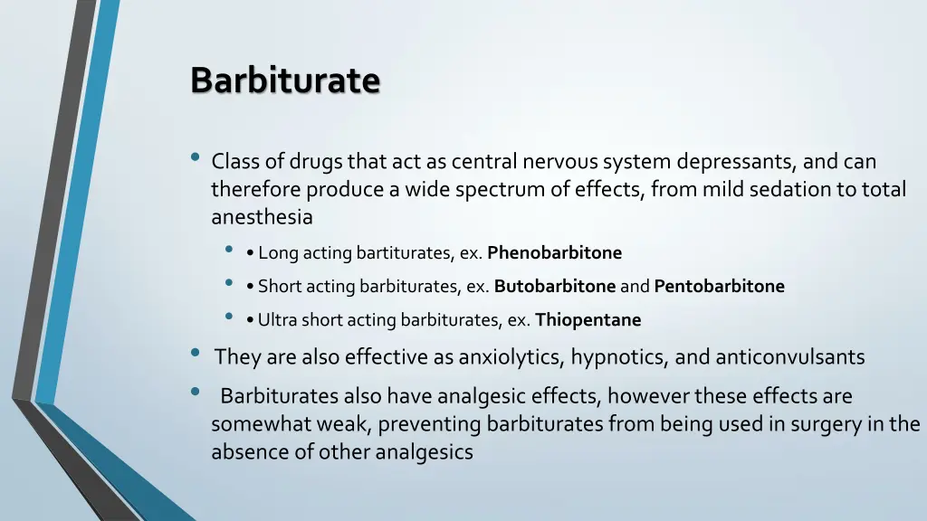 barbiturate