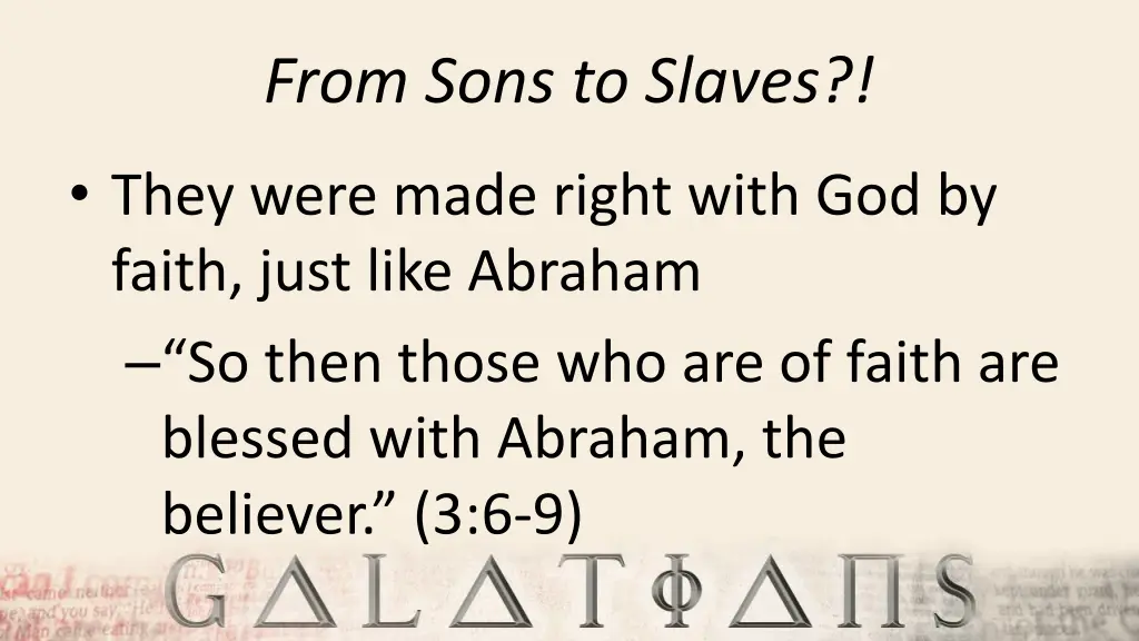from sons to slaves 2