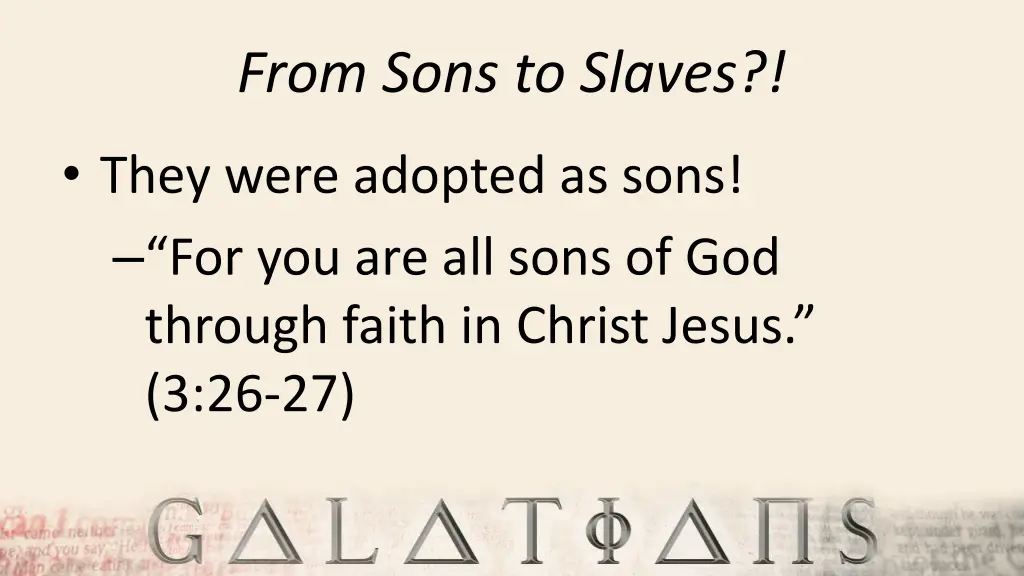 from sons to slaves 3