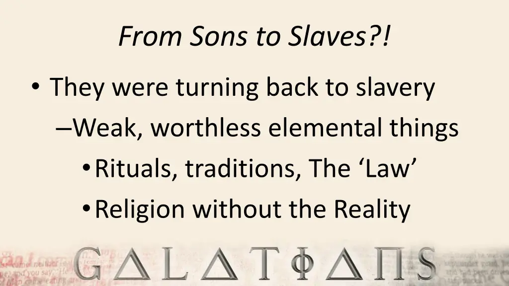 from sons to slaves 4